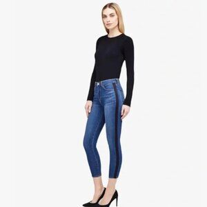 DL1961 Florence Ankle Tuxedo Stripe Jeans Size 26